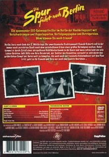 Die Spur führt nach Berlin, DVD