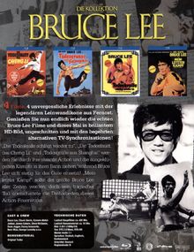 Bruce Lee Uncut Kollektion (Blu-ray), 4 Blu-ray Discs