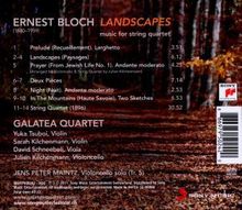 Ernest Bloch (1880-1959): Werke für Streichquartett - "Landscapes", CD