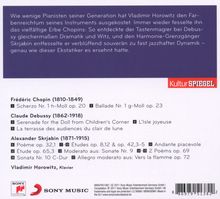 Vladimir Horowitz - Scriabin/Debussy/Chopin, CD