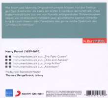 Henry Purcell (1659-1695): Musik für das Theater, CD