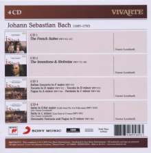 Johann Sebastian Bach (1685-1750): Französische Suiten BWV 812-817, 4 CDs