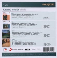 Antonio Vivaldi (1678-1741): Concerti op.8 Nr.1-4 "4 Jahreszeiten", 4 CDs
