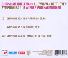 Ludwig van Beethoven (1770-1827): Symphonien Nr.4-6, 2 CDs