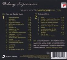 Claude Debussy (1862-1918): Impressions - The Great Music of Debussy, 2 CDs