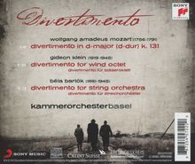 Kammerorchester Basel - Divertimento, CD