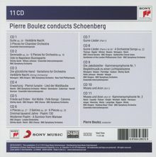 Arnold Schönberg (1874-1951): Pierre Boulez conducts Arnold Schönberg, 11 CDs