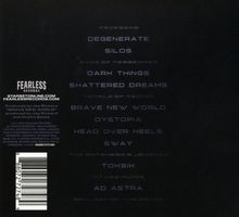 Titel von Songs wie "DEGENERATE", "SILOS", und "BRAVE NEW WORLD". Logo: FEARLESS RECORDS.
