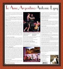 Antonio Lysy - Te amo, Argentina (180g), LP