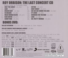 Roy Orbison: The Last Concert (25th Anniversary Edition) (CD + DVD), 1 CD und 1 DVD