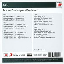 Murray Perahia plays Beethoven, 5 CDs