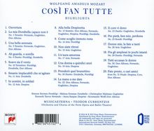 Wolfgang Amadeus Mozart (1756-1791): Cosi fan tutte (Ausz.), CD