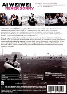 Ai Weiwei: Never Sorry (OmU), DVD