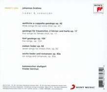 Johannes Brahms (1833-1897): Chorlieder opp.17,42,62,93a,104, CD