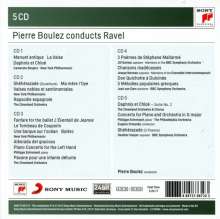 Maurice Ravel (1875-1937): Pierre Boulez conducts Ravel, 5 CDs