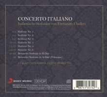 Fortunato Chelleri (1690-1757): Simphonies Nouvelles Nr.1-6, CD