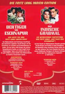 Die Fritz Lang Indien-Edition: Das indische Grabmal / Der Tiger von Eschnapur, 2 DVDs