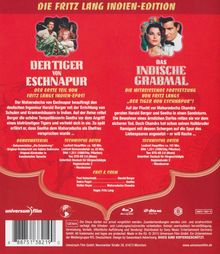 Die Fritz Lang Indien-Edition: Das indische Grabmal / Der Tiger von Eschnapur (Blu-ray), 2 Blu-ray Discs