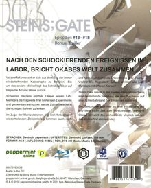 Steins;Gate Vol. 3 (Blu-ray), Blu-ray Disc