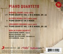 Berlin Piano Quartet - Brahms / Faure / Schnittke, CD