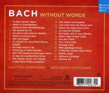 Lautten Compagney - Bach without words, CD