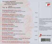 Richard Wagner (1813-1883): Transkriptionen für Klavier 4-händig, CD