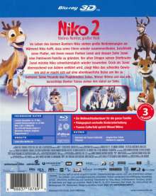 Niko 2 - Kleines Rentier, großer Held (2D &amp; 3D Blu-ray), Blu-ray Disc