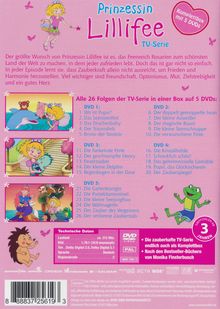 Prinzessin Lillifee (Gesamtbox der TV-Serie), 5 DVDs