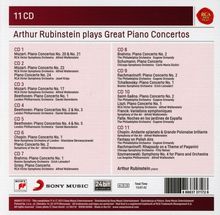 Arthur Rubinstein plays great Piano Concertos, 11 CDs