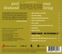 Paul Desmond (1924-1977): Easy Living, CD