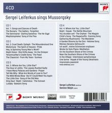 Sergei Leiferkus sings Mussorgsky, 4 CDs