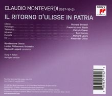 Claudio Monteverdi (1567-1643): Il ritorno d'Ulisse in patria, 3 CDs