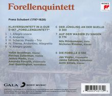 Franz Schubert (1797-1828): Klavierquintett D.667 "Forellenquintett", CD