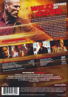 Wild Card (Extended Cut), DVD