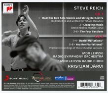 Steve Reich (geb. 1936): Duet (für 2 Violinen &amp; Streichorchester), 2 CDs