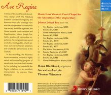 Johann Joseph Fux (1660-1741): Geistliche Musik - Ave Regina, CD