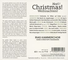 RIAS Kammerchor - Noel! Christmas! Weihnachten!, CD