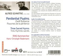 Alfred Schnittke (1934-1998): Psalms of Repentance (Bußpsalmen), CD