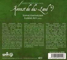 Hugo Wolf (1860-1903): Lieder "Kennst du das Land?", CD