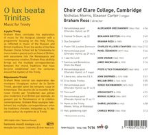 Clare College Choir Cambridge - O lux beata Trinitas, CD
