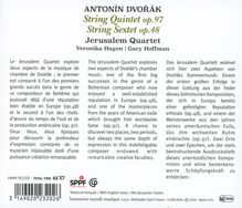 Antonin Dvorak (1841-1904): Streichquintett op.97, CD