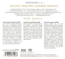 Giaches de Wert (1535-1596): Geistliche Motetten - Divine Theatre, Super Audio CD