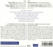 Resonances - Musique &amp; Musiciens a Westminster, 2 CDs
