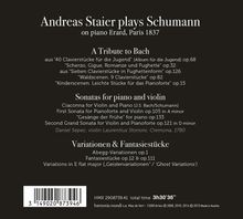 Andreas Staier plays Schumann on period Piano, 3 CDs