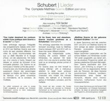 Franz Schubert (1797-1828): Lied-Edition (Matthias Goerne), 12 CDs