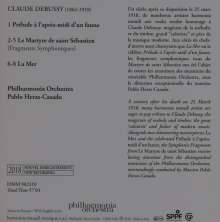 Claude Debussy (1862-1918): Le Martyre de Saint-Sebastien (Symphonische Fragmente), CD