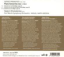 Serge Prokofieff (1891-1953): Klavierkonzerte Nr.1,3,4, CD