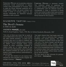 Giuseppe Tartini (1692-1770): Corelli-Variationen für Violine solo, CD