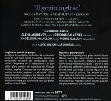 Nicola Matteis (1650-1714): Ayres for the Violin - "Il Genio Inglese", CD