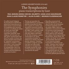 Ludwig van Beethoven (1770-1827): Symphonien Nr.1-9 (Klavierfassung von Franz Liszt), 7 CDs